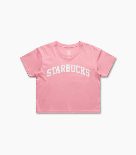 Camiseta corta para mujer de Starbucks™ Starbucks Pink Vibes Collection