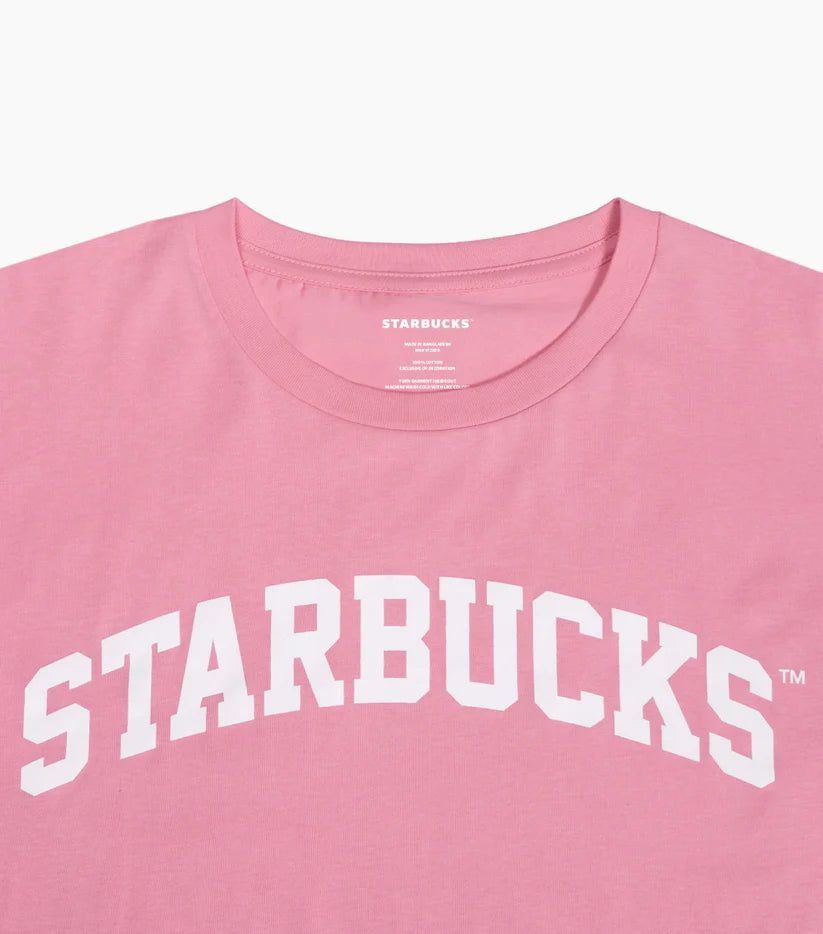 Camiseta corta para mujer de Starbucks™ Starbucks Pink Vibes Collection