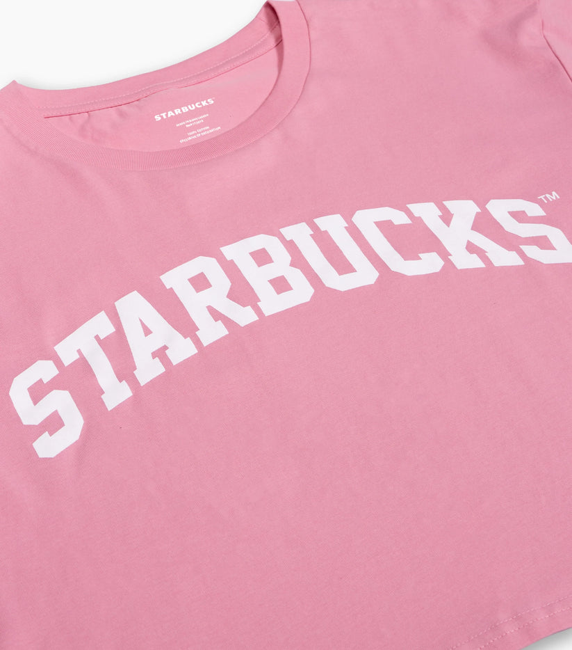 Camiseta corta para mujer de Starbucks™ Starbucks Pink Vibes Collection