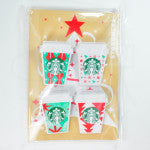 Set de Clips Starbucks Holiday Cup Clip  Japan 2022 Lives Tiktok