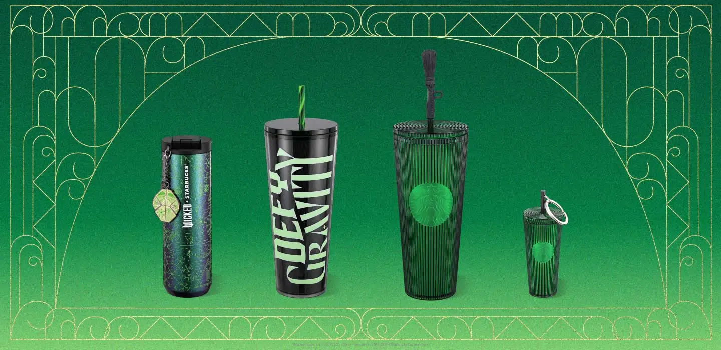 Vaso Wicked Elphaba Brilla en la Oscuridad 24oz