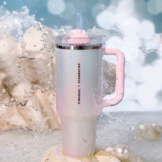 Starbucks Termo de Acero Inoxidable Romantic Ocean Anniversary Series Stanley 40oz