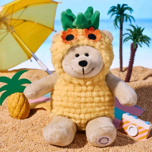Bearista Starbucks China 2025 Tropical Series Pineapple Decorative Bearista