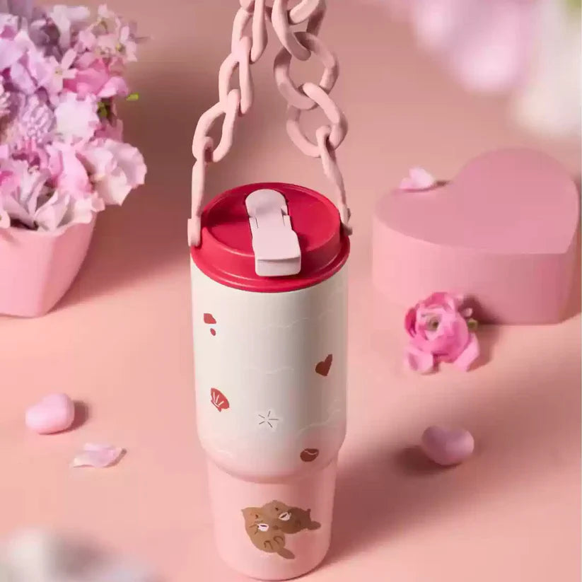 Termo de Acero Inoxidable Starbucks China 2025 Valentine's Day online 800ml 28.16oz