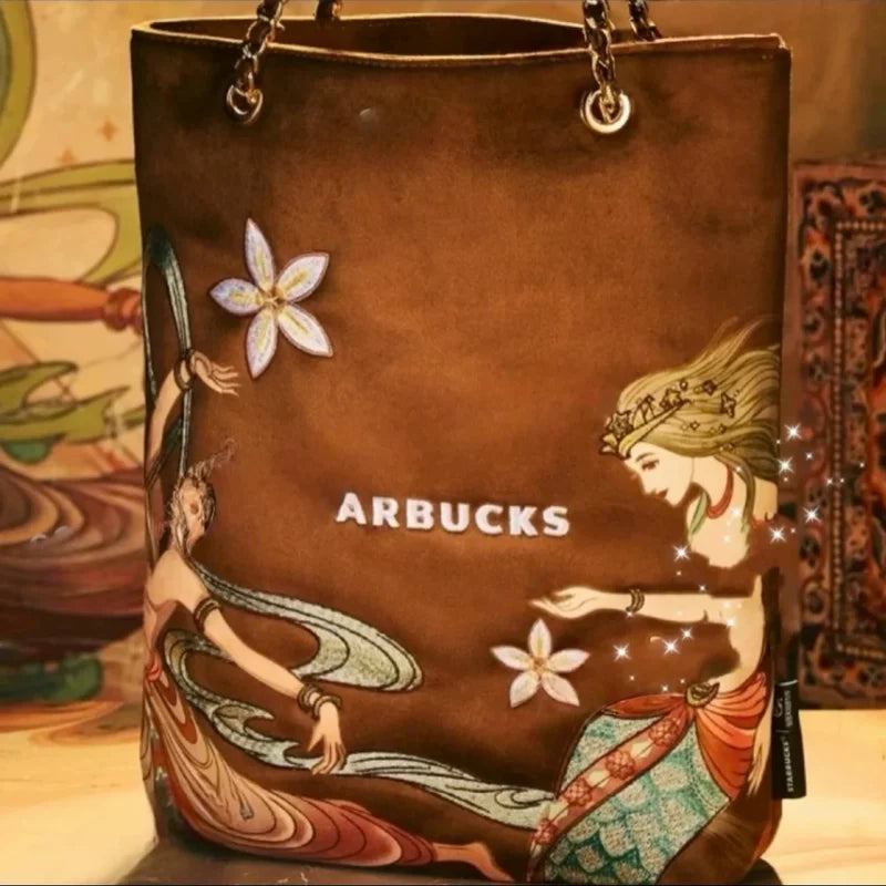 Bolsa de mano Starbucks China 2025 y la Academia de Bellas Artes de Dunhuang