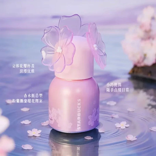 Termo de Acero Inoxidable Starbucks China 2026 Spring Cherry Blossom Collection Perfume Bottle Shape Stainless Steel Cup 210ml 7.39oz