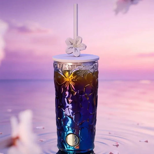 Vsso de Vidrio Starbucks China 2026 Spring Cherry Blossom Collection 575ml 20.24oz