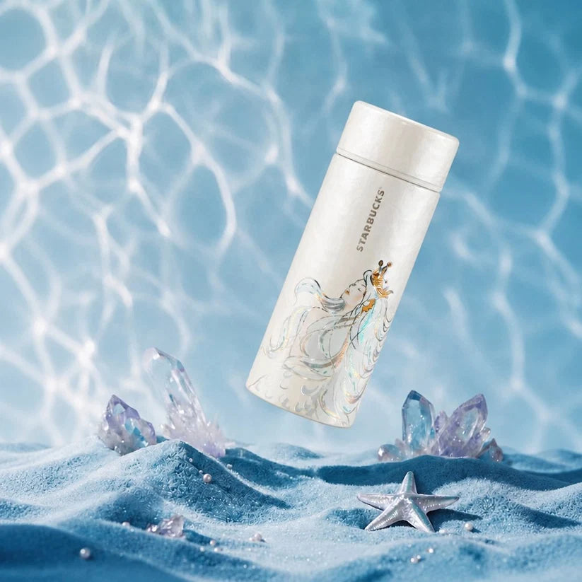 Termo de Acero Inoxidable brilloso Starbucks China 2026 Undersea Wonder Series 370ml 13.02oz