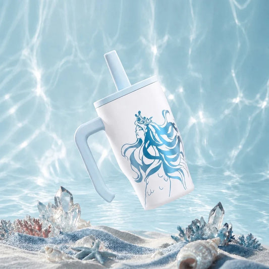 Vaso con asa de Acero Inoxidable Starbucks China 2026 Undersea Wonder Series 550ml 19.36oz