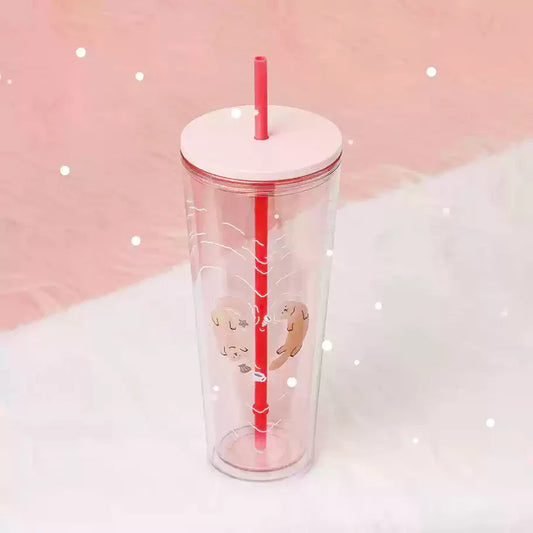 Vaso de Acrilico Starbucks HONG KONG 2025 Valentine's Day  710ml