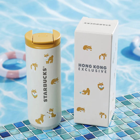 Termo de Acero Inoxidable Starbucks Hong Kong Macau 2025 Summer Shiba Inu Series ml 355ml 12.49oz