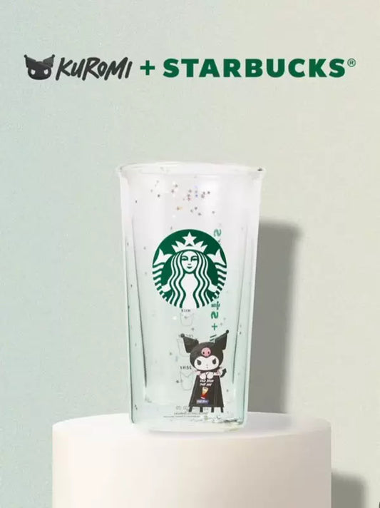 Vaso de Vidrio Doble Pared Starbucks Hong Kong Macau KRM co-brand series