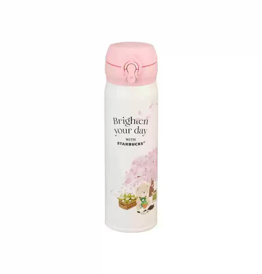 Termo Rosa Thermos Starbucks Korea 2025 Spring1 season 500ml 17.6oz