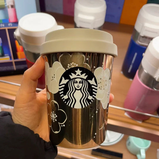 Starbucks Korea Spring 2026 Pear Blossom Series Stainless Steel Thermos Cup 237ml