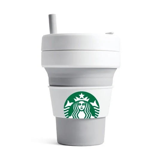 Vaso plegable Stojo + Starbucks Dove de 16 oz Starbucks Hong Kong