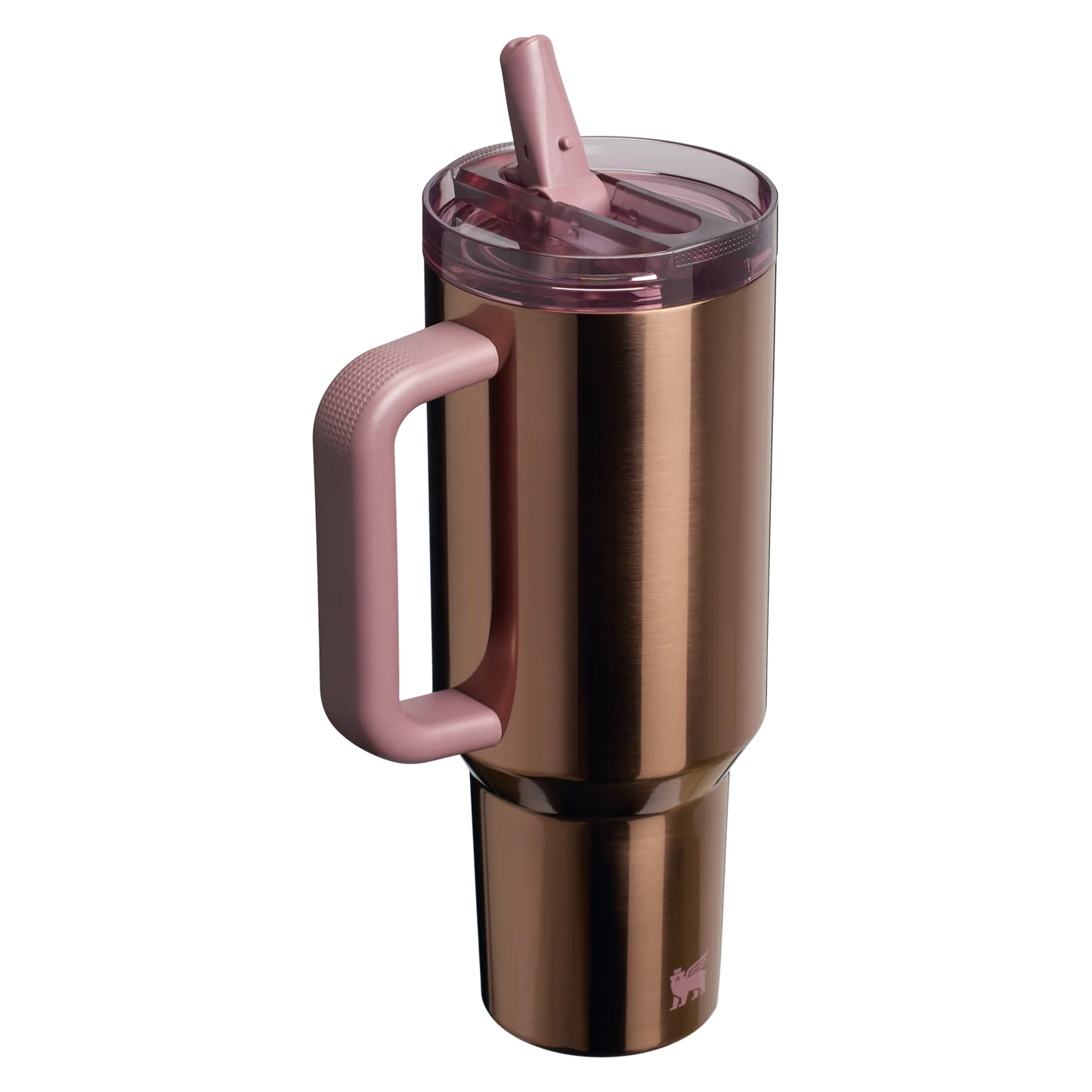 Polished Rose Gold The Quencher ProTour Popote Flip Tumbler | 40 OZ Mesa Rose Collection