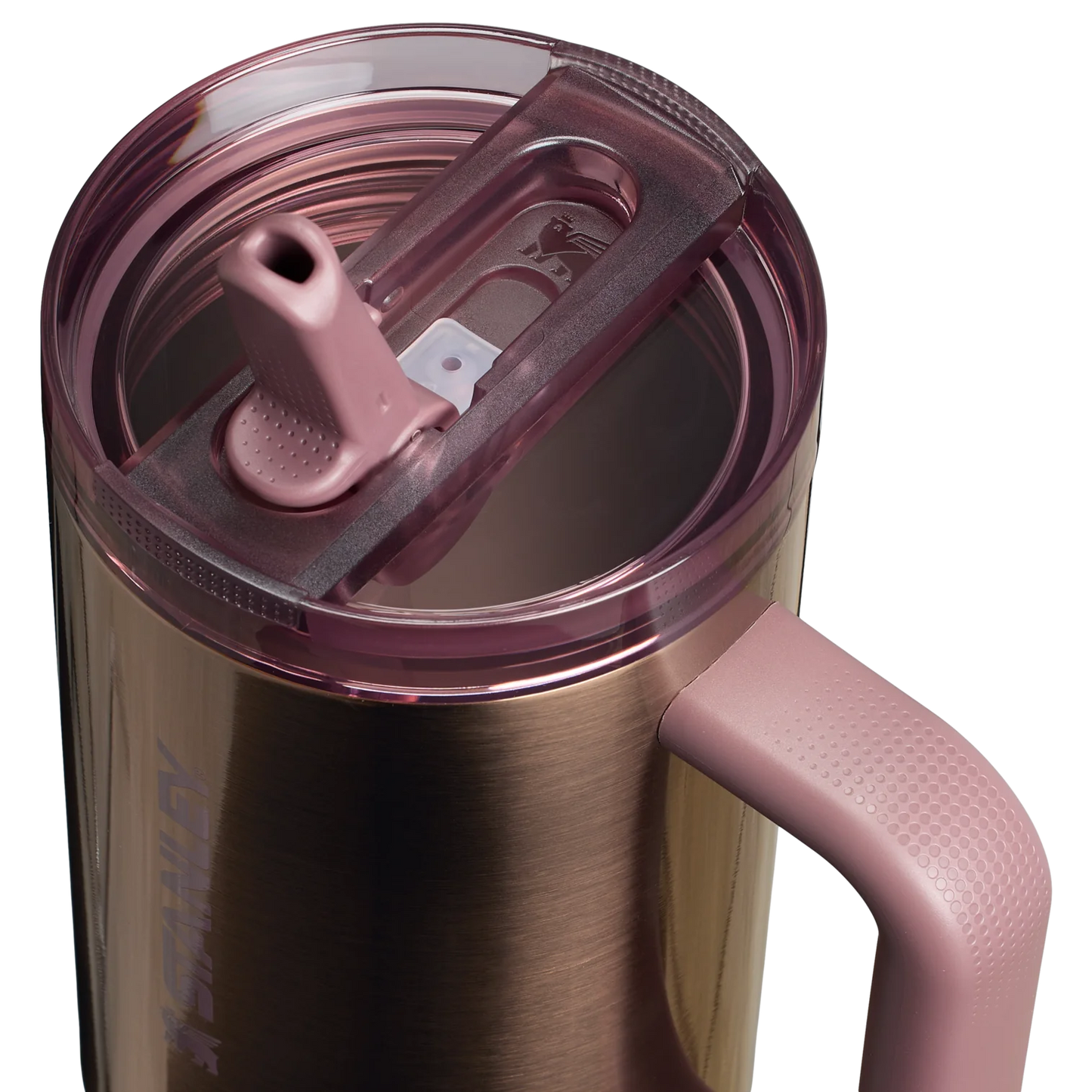 Polished Rose Gold The Quencher ProTour Popote Flip Tumbler | 40 OZ Mesa Rose Collection