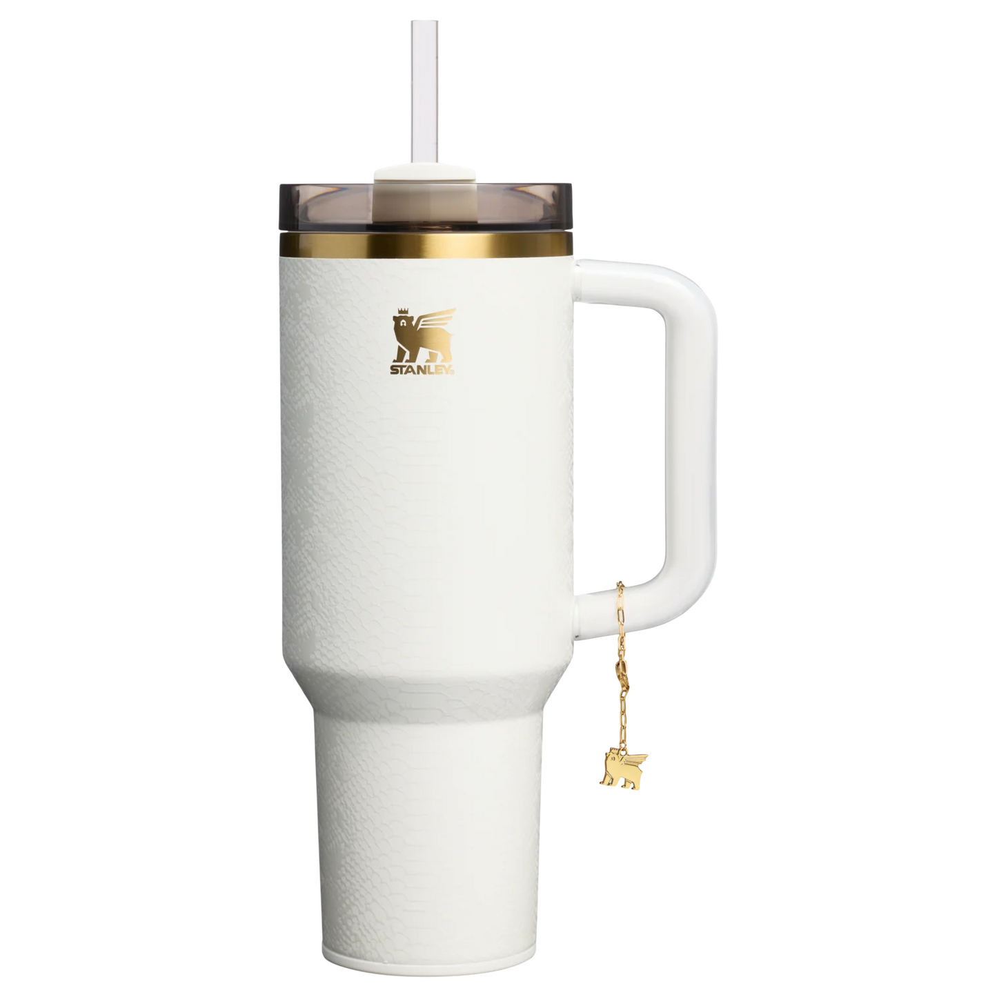 The Quencher® Luxe H2.0 FlowState™ Tumbler | 40 OZ Pale Stone Snakeskin