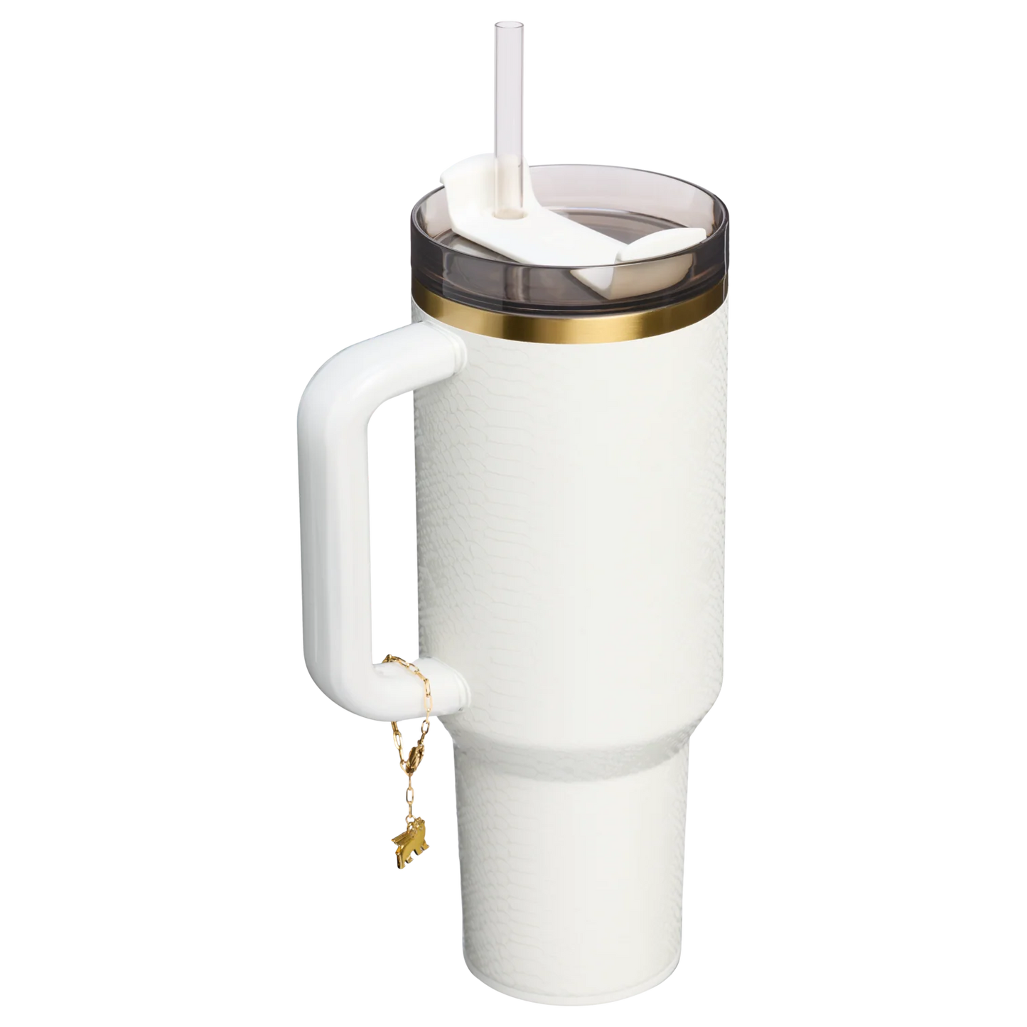 The Quencher® Luxe H2.0 FlowState™ Tumbler | 40 OZ Pale Stone Snakeskin