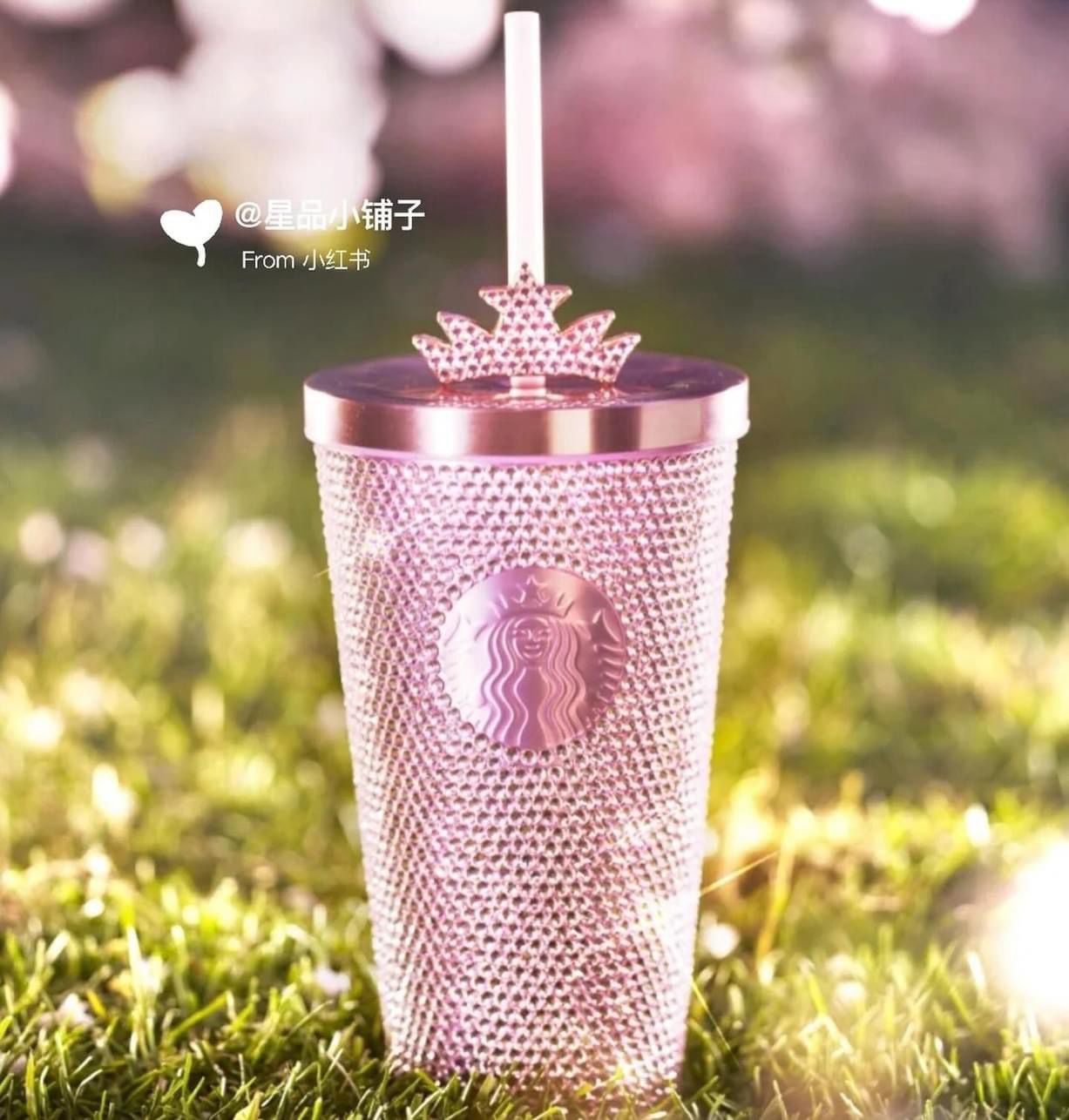 Spring walk series Sakura rosa Acero inoxidable