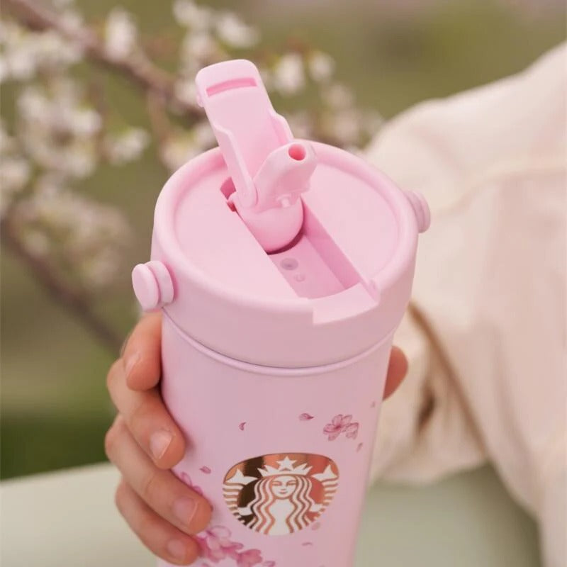 Starbucks China 2024 spring walk series Sakura acero inoxidable