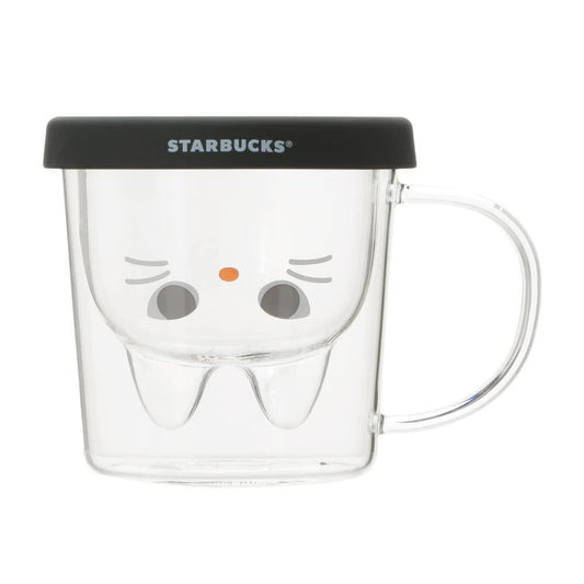 taza cristal gatito Starbucks Halloween Japon 2024