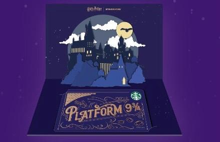 Tarjeta Harry Potter Starbucks