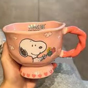 Taza de Cerámica Peanuts Rosa US Goods