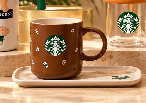 Taza de ceramica con plato Starbucks Bearista Buddy Singapur 2026