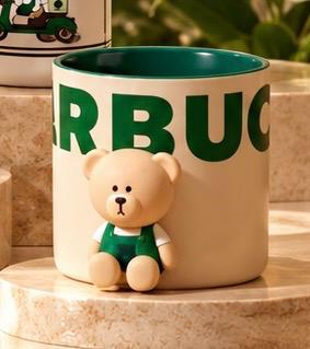 Taza de ceramica con bearista Starbucks Bearista Buddy Singapur 2026