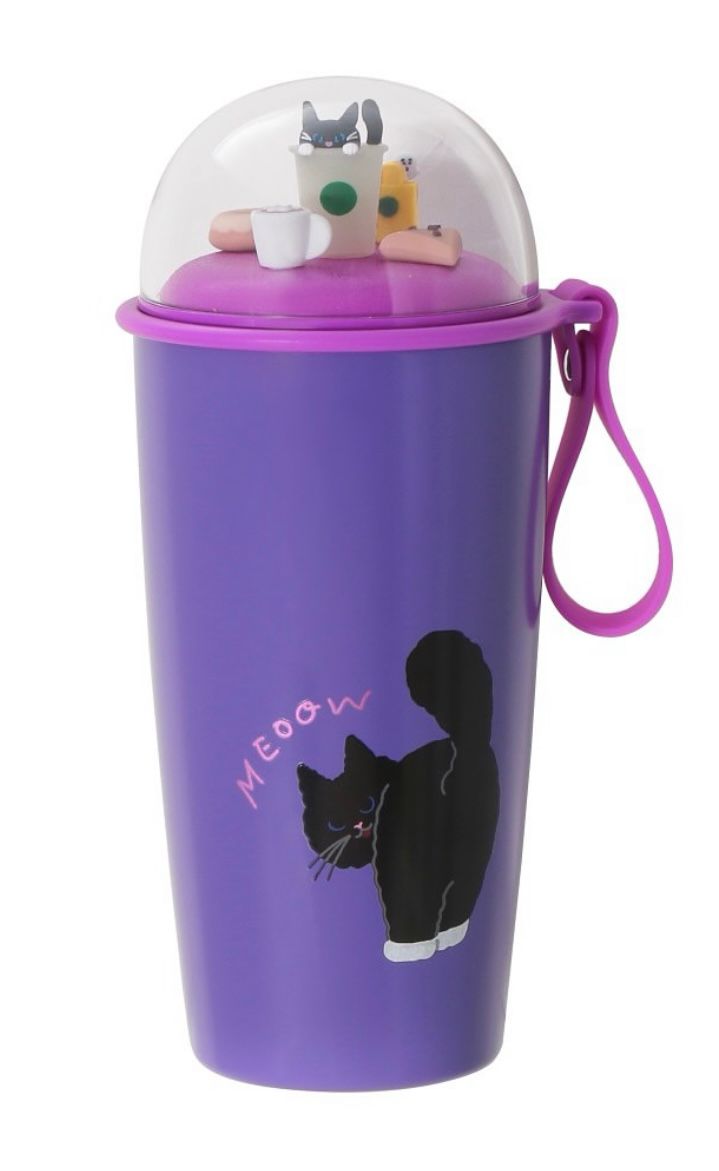 💜 Starbucks Japan – Cat Dome Tumbler 473 ml | Edición Limitada