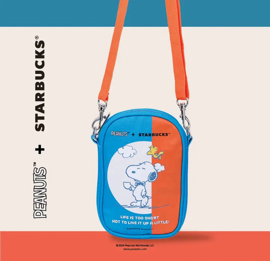 Bolsa Crossbody Snoopy Starbucks X Peanuts 2024