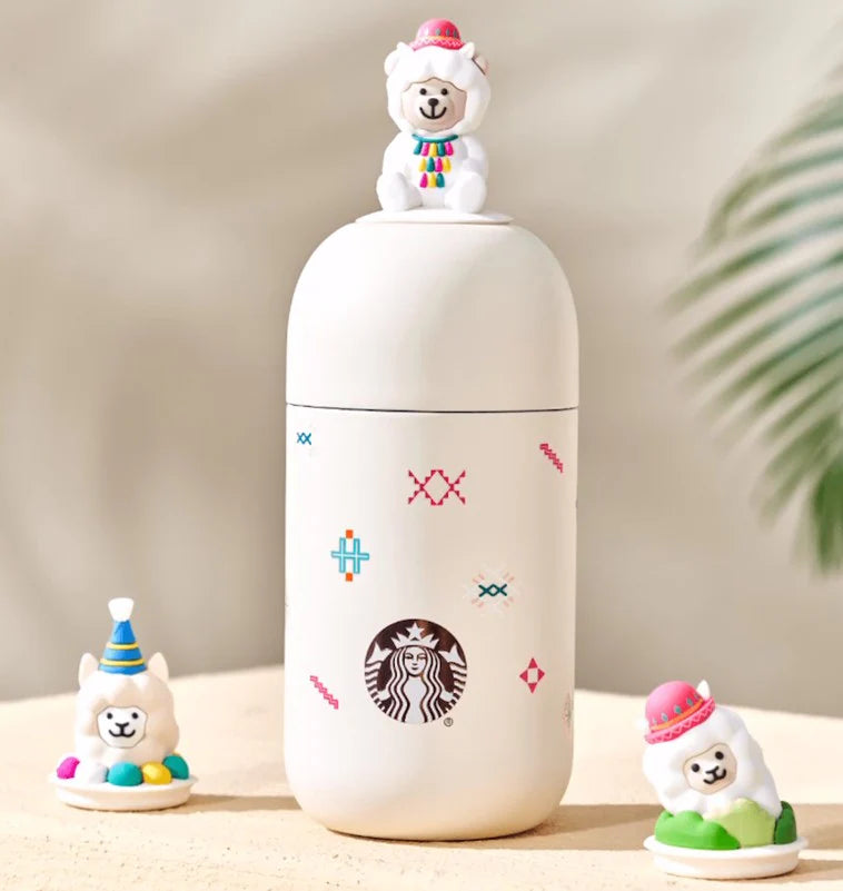 Stainless Steel Vacuum Cup Gift Box 220ml Starbucks China 2024 online Alpaca series