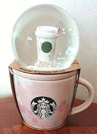 Starbucks Sakura 2020 Limited globo de nieve cúpula y taza Lives Tiktok