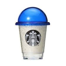 Starbucks Mini Cup Japon 2023 azul cin glitter  Lives Tiktok