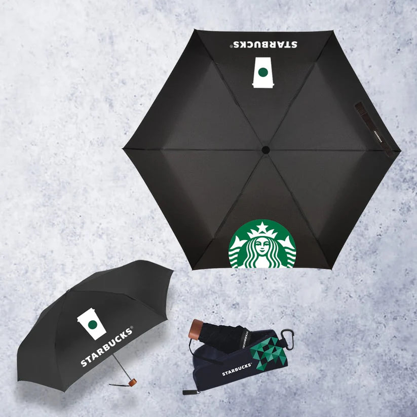Paraguas plegable con bolsa Starbucks Hong Kong