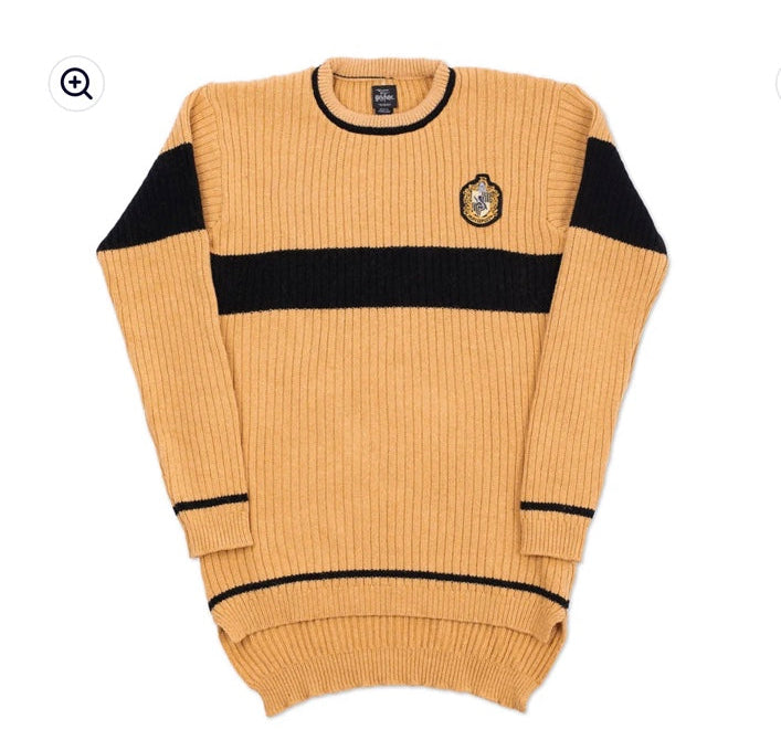 Harry Potter Hufflepuff Quidditch Sweater detalle