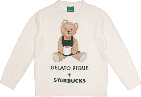 Jersey de jacquard Powder Bear de gel ato piqué Starbucks Gelato Pique 2025
