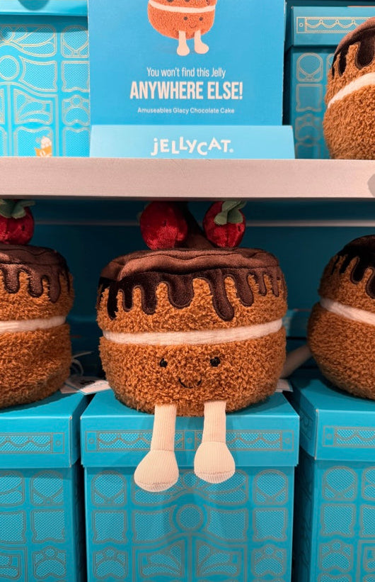 Jellycat Amuseables Glazy Chocolate Cake exclusive