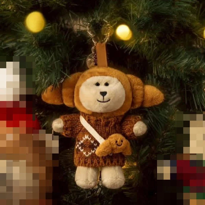 Llavero Bearista Starbucks Taiwan 2025 Christmas Party Series