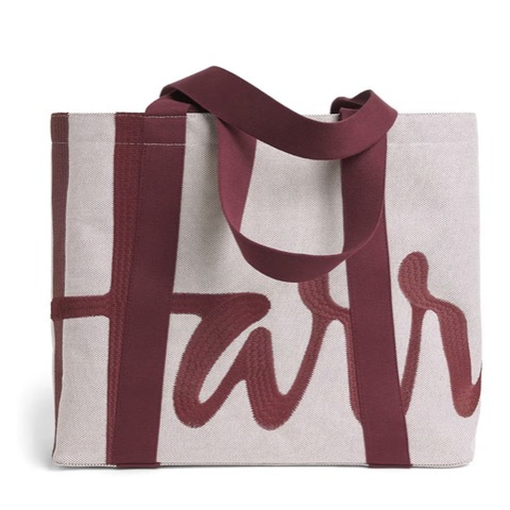Harrods Medium Logo Tote Bag | Burgundy