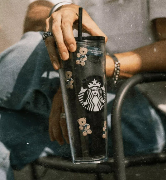 Starbucks Singapore + Musoka Exclusive Collaboration 🧸🇸🇬 Vaso acrilico  24oz