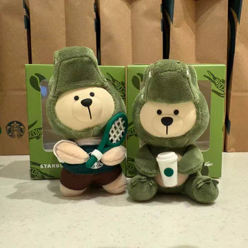 Llavero Oso Bearista Starbucks China 2026 X LACOSTE co-brand BEAR BEARISTAS