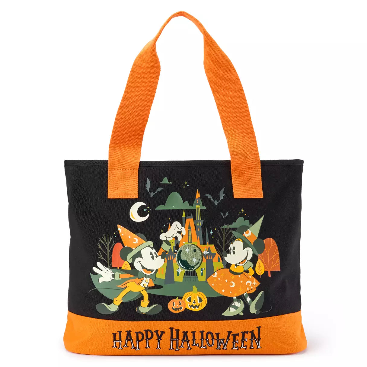Bolsa de lona de Halloween de Mickey Mouse y sus amigos