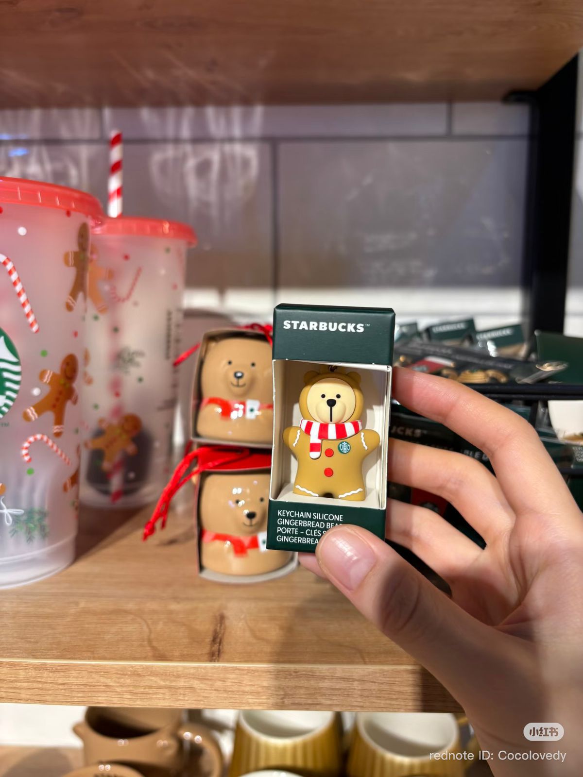 Llavero bearista Gingerbread Silicón