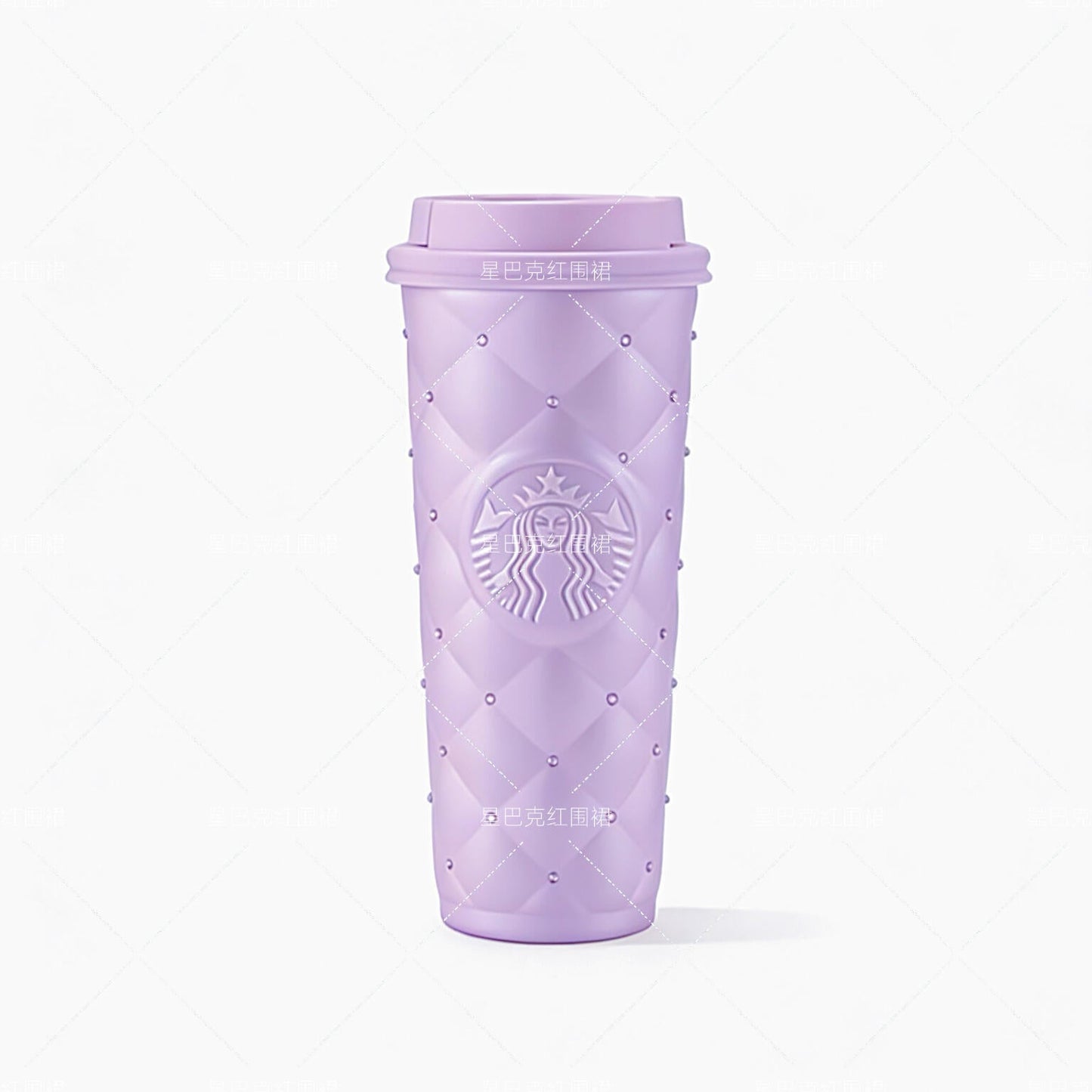 Starbucks China Purple rhinestone stainless steel cup