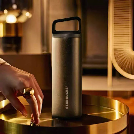 Starbucks China 2025 Gold Collection Miir - Taza térmica de acero inoxidable (473 ml, 16,65 oz)