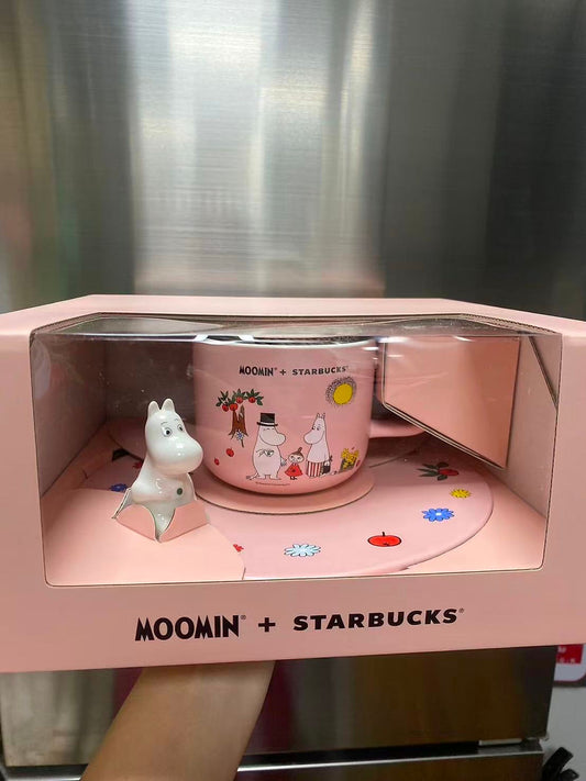 Taza y platillo Moomin Moomin x Starbucks Tailandia 2025