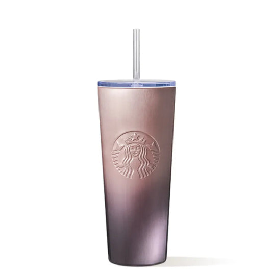 Vaso Starbucks 2026 China Purple Cat's Eye de 27 oz de acero inoxidable