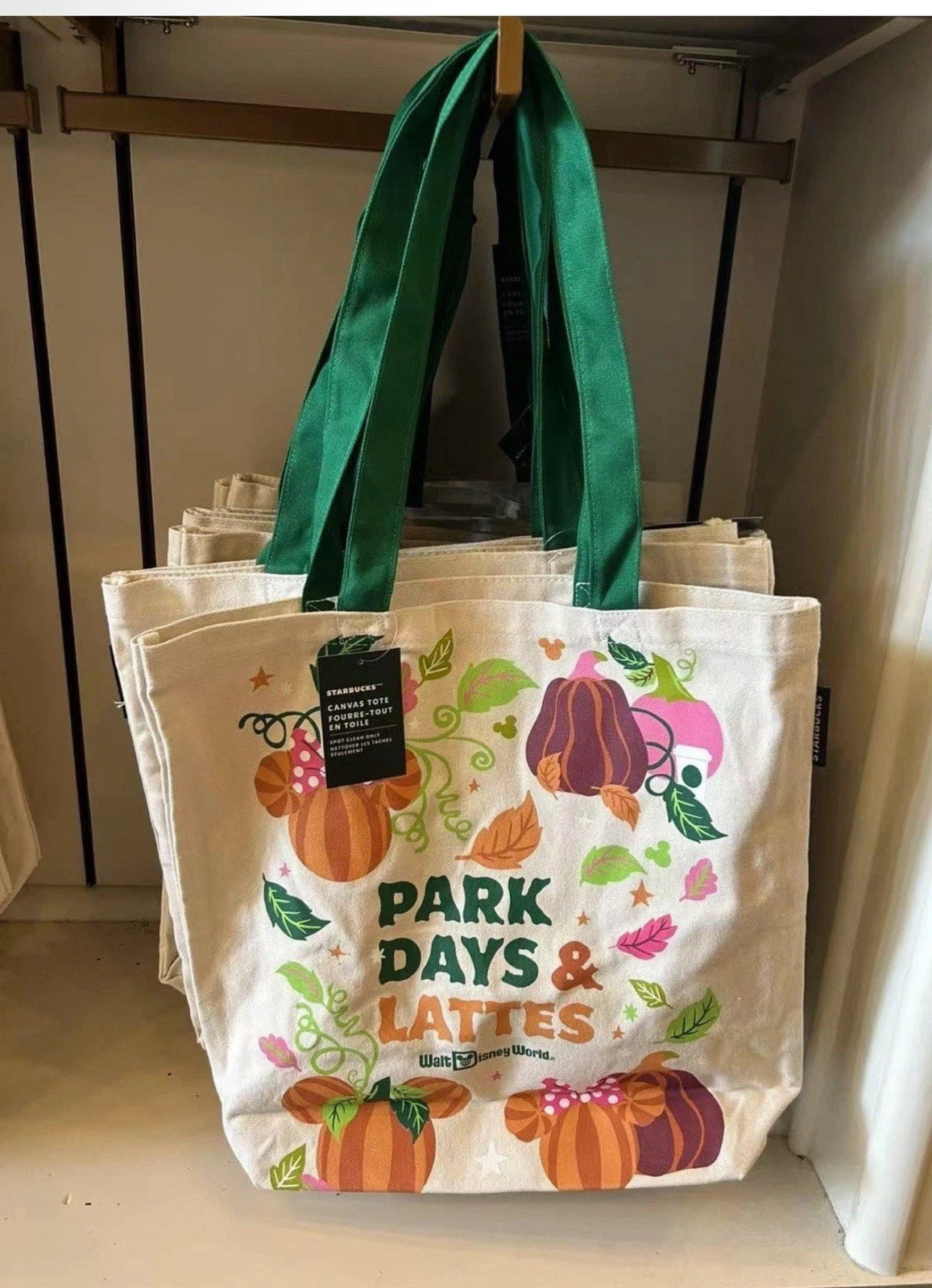 Bolsas Starbucks Mickey Pumpkin Park Days y Lattes en Disney Parks 2025